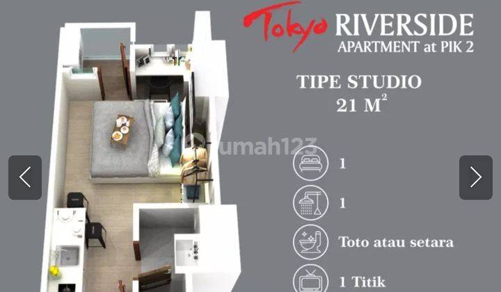 Apartement PIK 2 Baru Unfurnished 1