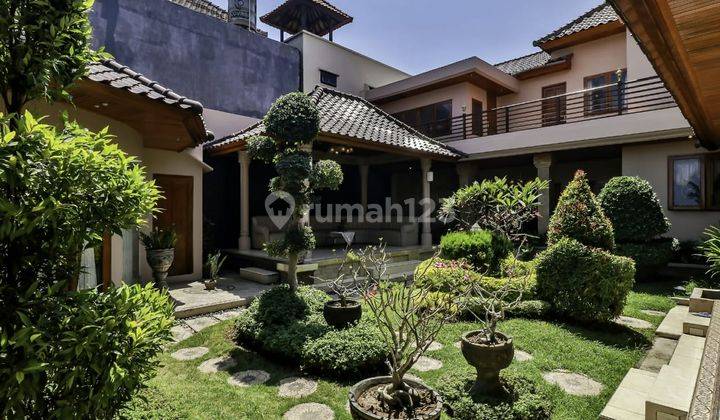 RUMAH TANAH LUAS 2 LANTAI FULLY FURNISHED DEKAT SEKOLAH DYATMIKA 2