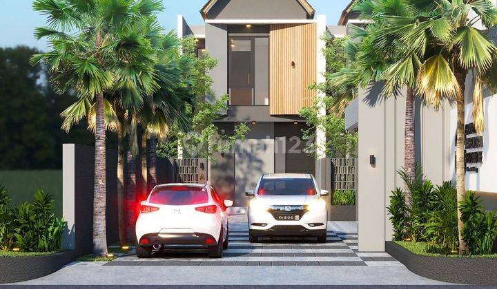 Rumah Minimalis Modern 2 Lantai One Gate System Di Mahendradata 1