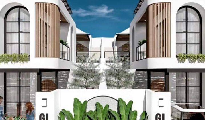 Villa 2 Lantai Dengan Rooftop One Gate System Dekat ke Canggu SHM 1