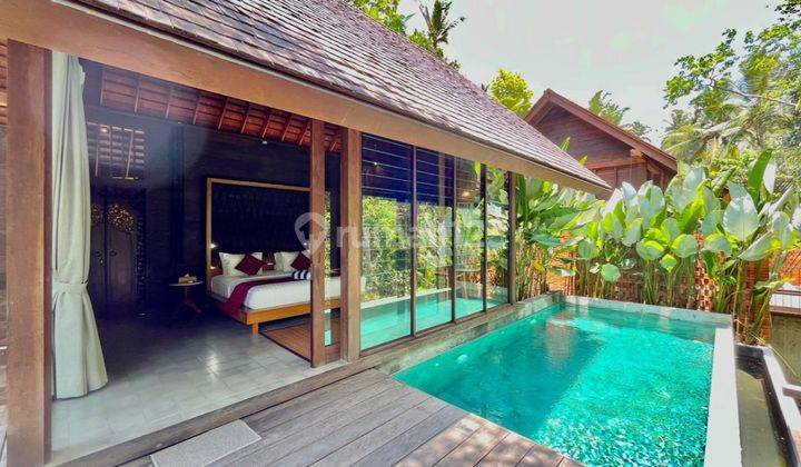 Ready One Bedroom Villa With River And Jungle View In Ubud 1