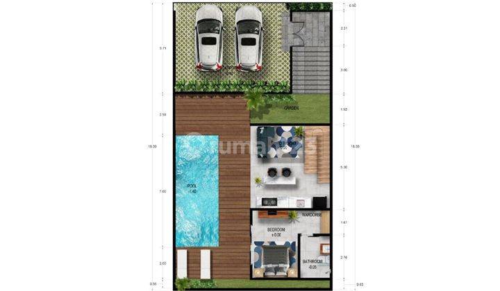 Villa 3 Lantai One Gate Sistem Ada Rooftop Ocean View Di Nusadua 2