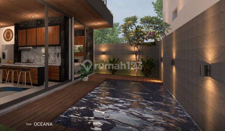 Villa 3 Lantai One Gate Sistem Ada Rooftop Ocean View Di Nusadua 2