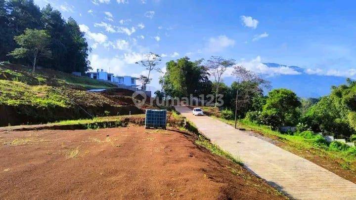 Tanah SHM Megamendung puncak Bogor doyong pangrango view  4