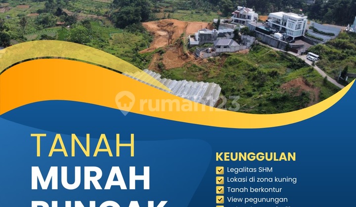 Tanah Murah Shm 500m2 Megamendung Puncak Bogor Tanah Murah Shm 500m2 Megamendung Puncak Bogor