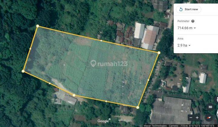 Dijual Tanah Sukabumi Kampung Batu Hejo Desa Cikembar 1