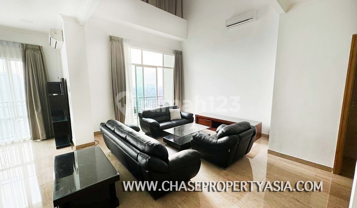 For Rent Senayan Residence Junior Penthouse Apartment 4br Private Lift 1