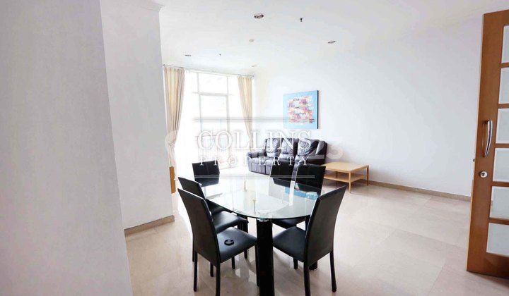 For Rent Senayan Residence Apartment, 3 Bedrooms, Golf View, High Floor 2