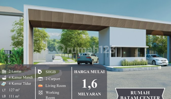 Rumah Keluarga Modern di Batam Center - Nyaman, Strategis, Investasi Cakep! Rumah Keluarga Modern di Batam Center - Nyaman, Strategis, Investasi Cakep!