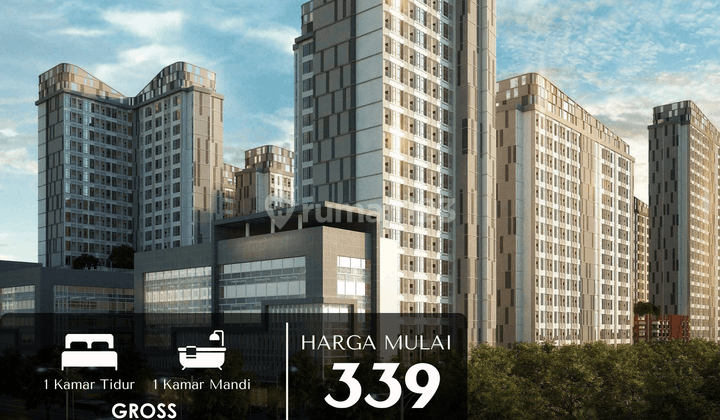 Apartment Modern Type Studio City View Siap Huni di Batam Centre 1