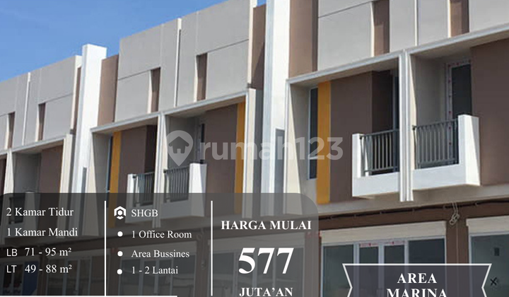 Modern 2-Storey Shophouse Business Area in Batam Modern 2-Storey Shophouse Business Area in Batam
