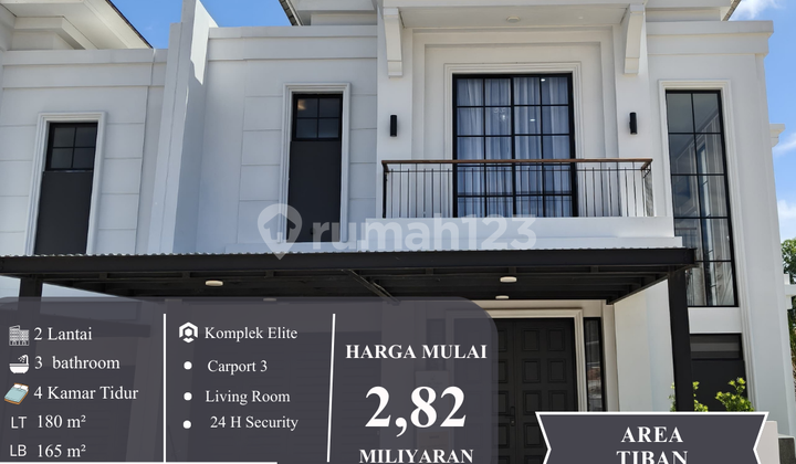 Rumah Modern 2 Lantai Siap Huni Lokasi Strategis di Tiban, Batam