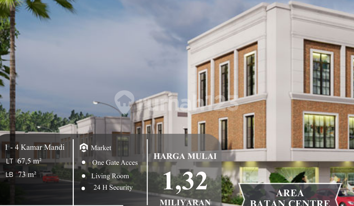 Ruko 2 Lantai Siap Pakai di Kawasan Bisnis Batam Center