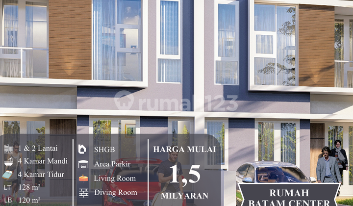 Rumah Berkelas di Batam Center - Mulai 1,5 Milyaran! Rumah Berkelas di Batam Center - Mulai 1,5 Milyaran!