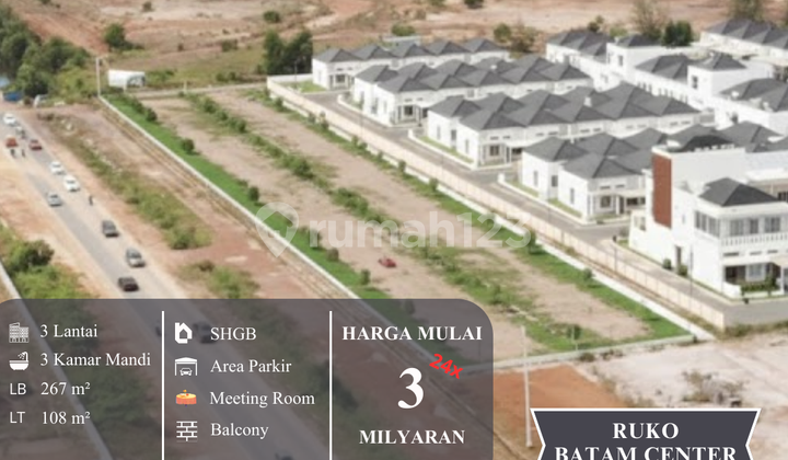 Ruko Modern Konsep Bisnis di Batam Center - Unit Terbatas!