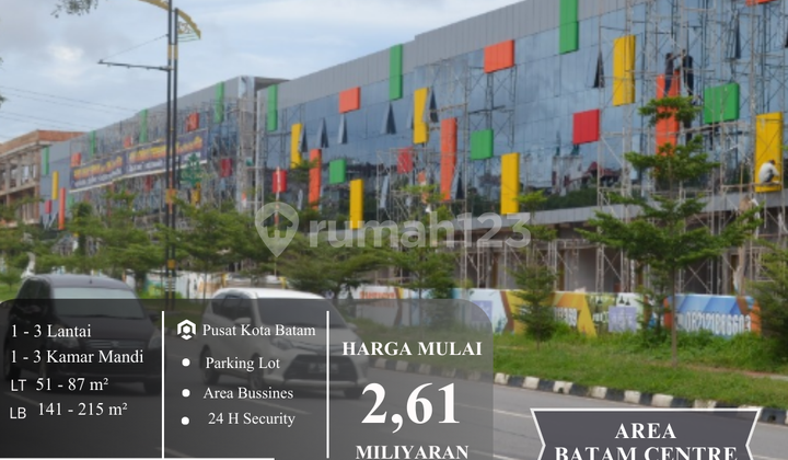 Ruko Bisnis 3 Lantai + Basement - Kesempatan Emas di Batam Center!