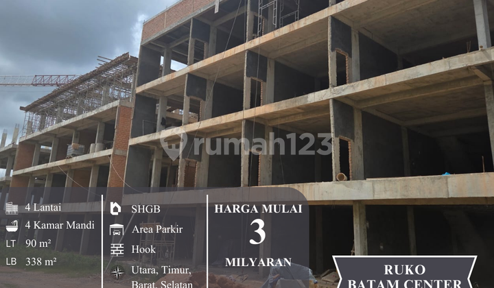 Ruko Baru Batam Center - Lokasi Emas, Bisnis Langsung Jalan