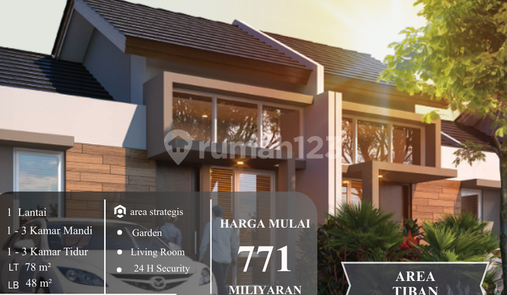 Rumah Modern Lokasi Strategis dan Siap Huni di Tiban