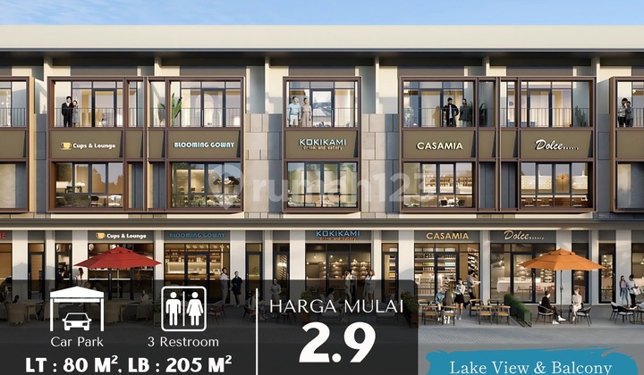 Ruko 3 Lantai Siap Pakai Di Kawasan Bisnis Area Di Batam Center