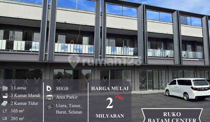 Ruko 3 Lantai Siap Pakai di Jantung Batam Center - Lokasi Super Strategis untuk Usaha!