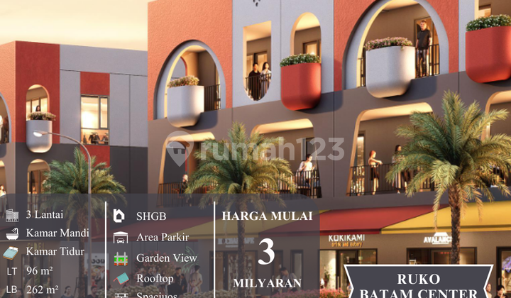 Ruko Mewah Konsep Baru Pertama di Indonesia - Hadir di Batam Center! Ruko Mewah Konsep Baru Pertama di Indonesia - Hadir di Batam Center!