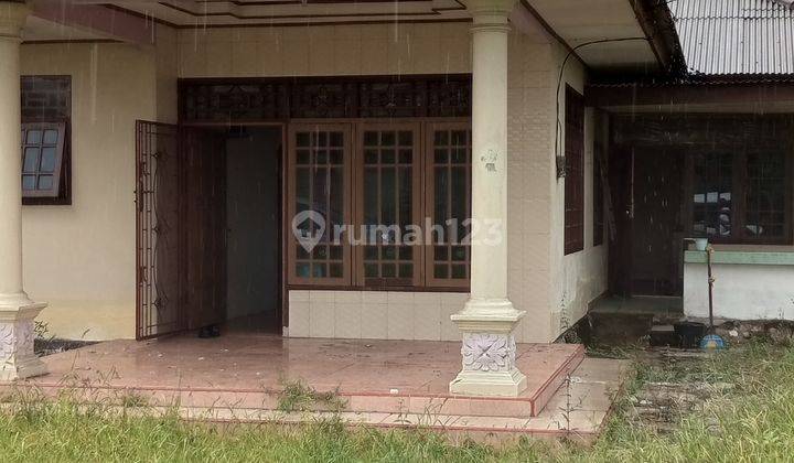 Dijual cepat rumah hunian, pinggir jalan raya. Daerah pangkalbalam 1