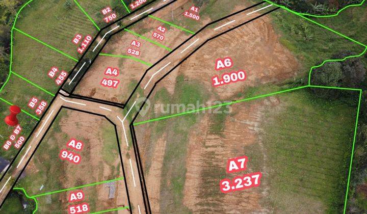 Tanah Hak Milik Lokasi Strategis Pemandangan Terbaik di Cisarua  6