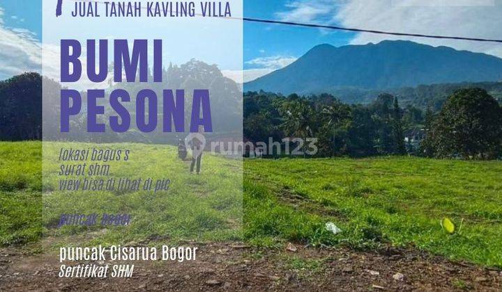 Jual tanah kavling villa di puncak Cisarua Bogor  1