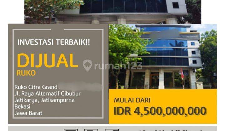 A285 Jual Ruko Gedung Kantor Bagus Murah di Citra Grand Bekasi 1