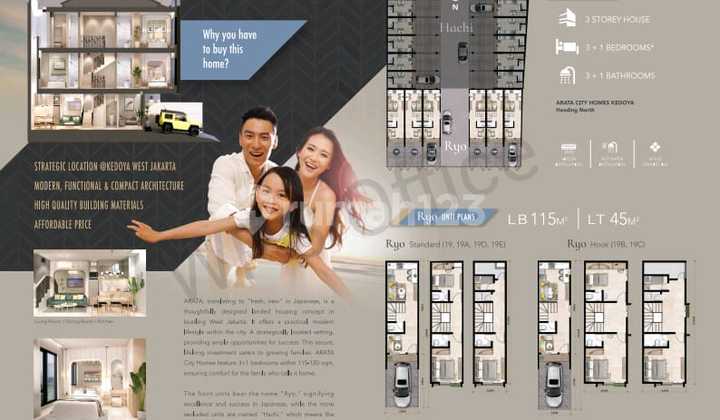 A154 Sale of New Modern Good Cheap Private Cluster Houses in Kedoya 2