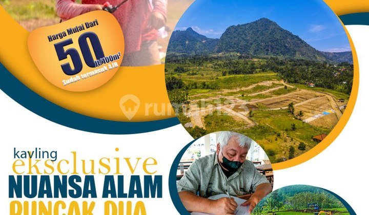 Kavling eklusive nuansa alam di puncak 2 dekat area wisata  1