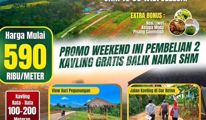 Jual tanah kavling SHM di puncak 2 Bogor  1
