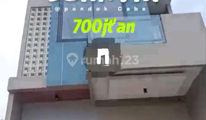 Rumah 2 lantai dekat Pondok Cabe paling murah diapit 2 pintu tol 