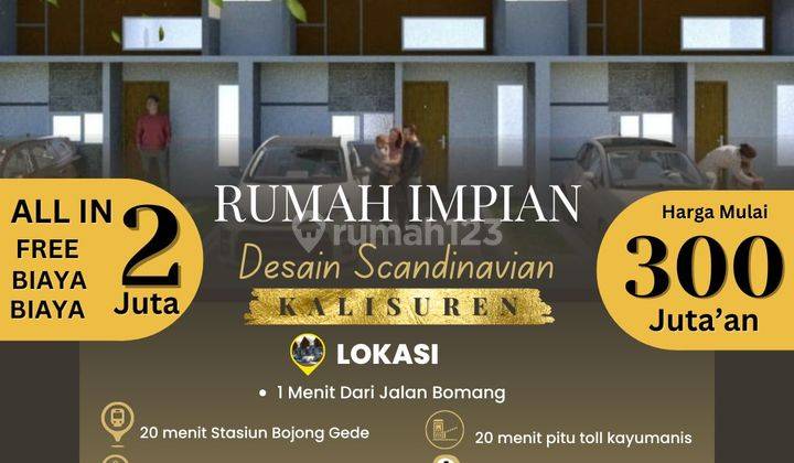 Rumah Tanpa Dp Hanya 300jtan di Kalisuren.ev 1