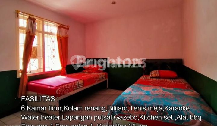 VILLA LUAS HARGA DIBAWAH NJOP FULL FURNISHED DI PUNCAK