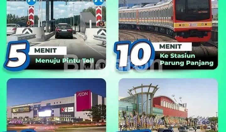 Rumah Murah Bangunan kokoh dekat stasiun Parung Panjang 2