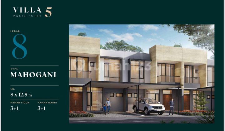 House for Sale Villa Pasir Putih 2.5 Floors 8x12.5 price 4.5 Billion