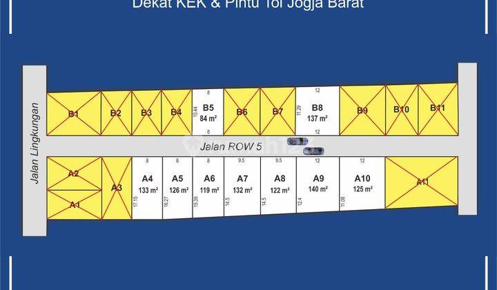 Selatan Pasar Sentolo, Tanah Kos Pekerja Jogja Barat Luas Ideal 3