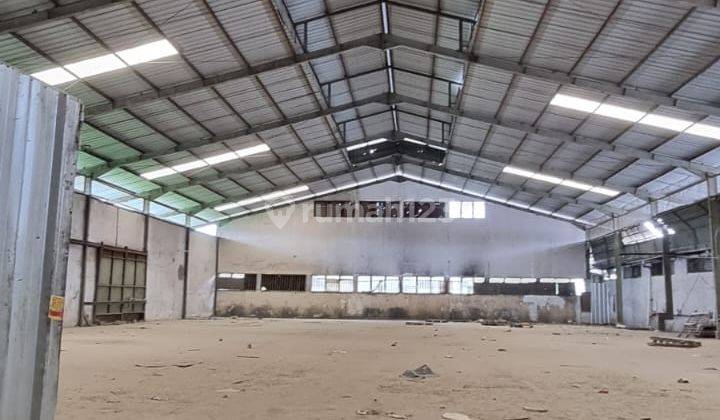 unit langka tanah gudang pinggir jalan, terdekat akses tol baru serpong 1