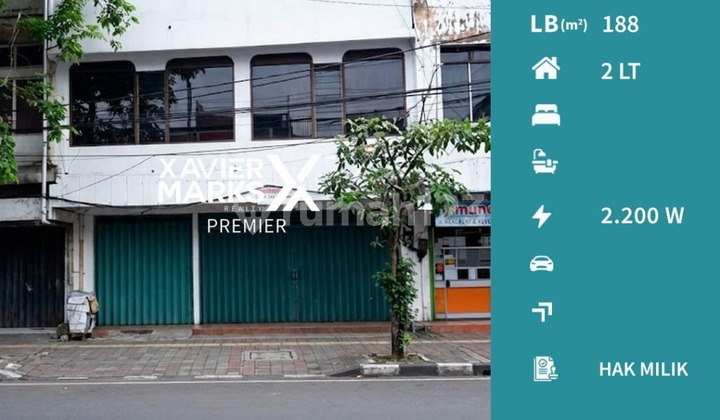 Disewakan Ruko Tengah Kota 2Lt Eks Bank Cocok untuk Segala Macam Usaha Siap Pakai Lokasi Strategis Mudah Dijangkau dan Jalanan Lebar Bebas Banjir Dekat Area Komersil Pecinan di Jl Gatot Subroto Blimbing Malang Kota H195