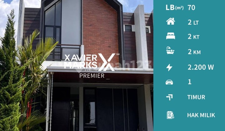 For Sale Beautiful Modern Villa 2-Story Premium Building in Excellent Condition, Well-Maintained, Ready to Live In, Cool with Nice Mountain View, Very Strategic Location Close to Many Tourist Attractions in Batu and Many Cafes in Abdul Gani Batu H118