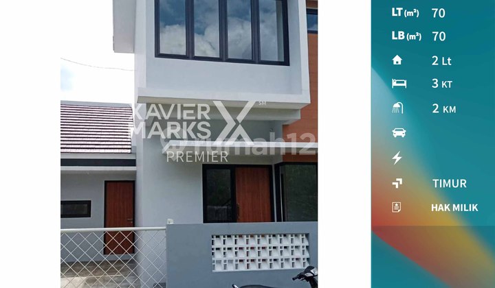DIJUAL Gress Rumah Cantik 2lt di Pisang Agung, Malang (A581)  1