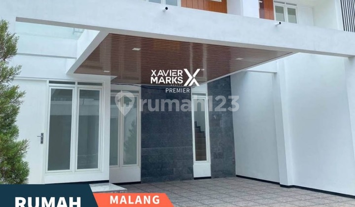 Dijual Baru Gress Rumah Modern 2Lt Ada Balkon Siap Huni Lingkungan Aman Dg One Gate System Lokasi Strategis Dekat Pusat Kota dan Akses Mudah ke Berbagai Fasilitas Umum di Merjosari Lowokwaru Malang Kota H476 1