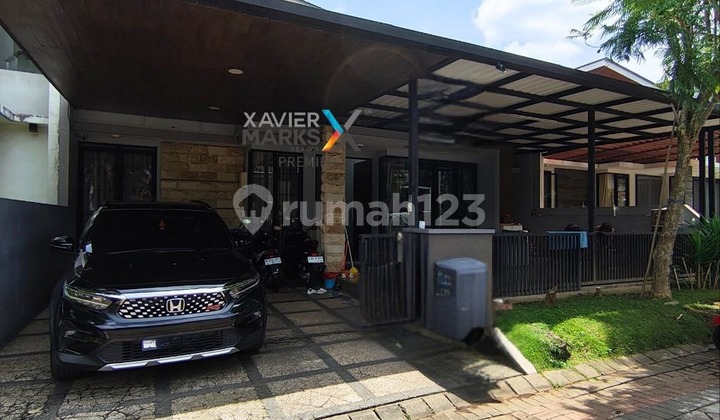 Dijual Rumah Modern Minimalis 1,5Lt Semi Furnish Ada Area Jemur Lantai Atas Siap Huni Keamanan 24 Jam Dg One Gate System Row Jalan Lebar Akses Mudah ke Kampus dan Sekolah Ternama di Tidar Malang Kota H209