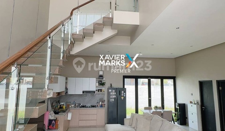 For Sale Luxury Fully Furnished Villa Concept House with Backyard Featuring Smart Light System, Ready to Occupy, Beautiful View, Close Access to Batu City Center and Complete Housing Facilities at Batu Panorama Housing, Batu Malang H406 2