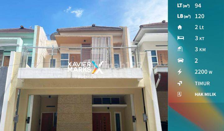 Dijual Rumah Cantik 2LT Dan Tengah Kota Di Soekarno Hatta C630  1