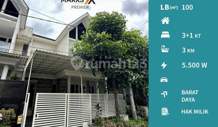 Dijual Rumah Minimalis Modern 2Lt Kondisi Terawat Bersih Huni Lingkungan Aman Tenang Lokasi Strategis Dekat Pusat Kota Selangkah Ijen Boulevard dan Malang City Point Akses Mudah ke Sekolah Ternama di Dieng Town House Dieng Malang Kota H104