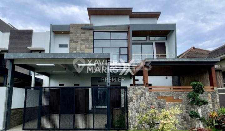 For Sale Brand New Modern Luxury 2-Story House Bonus Kitchen Set and Remote-Controlled Fence Includes Gazebo, Roof Terrace Ready to Live In Picturesque and Secure Environment With City View Easy Access to Everywhere in Teelaga Golf Araya H595