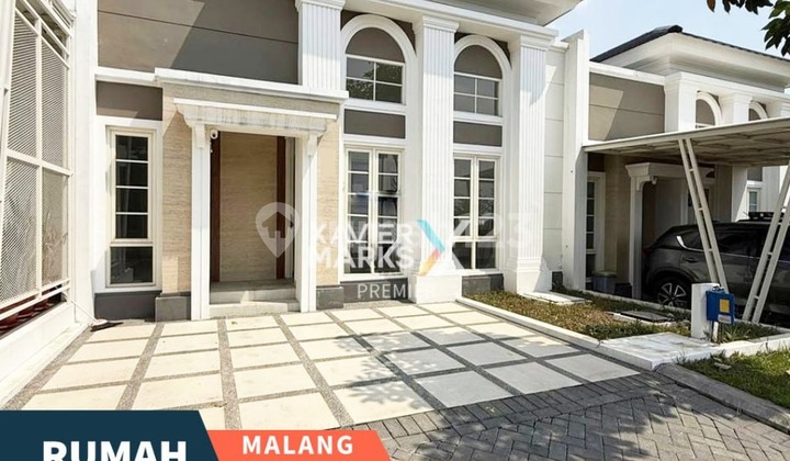 FOR SALE Beautiful Modern House in Excellent Condition, Well-Maintained, Move-In Ready with Mountain Views. Latest Facilities: Farmtopia by Dairyland. Near Integrated Office in Spring Dale Cluster, Citra Garden Buring, Malang City G635.