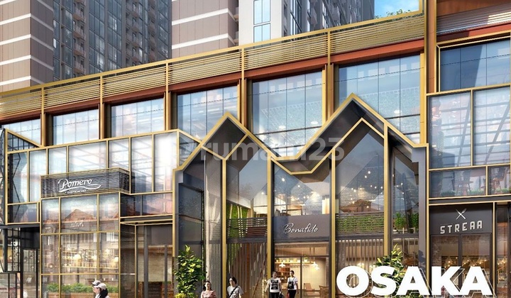 Dijual Ruko Osaka Pik2 Uk 4,5x16,25 3 Lantai